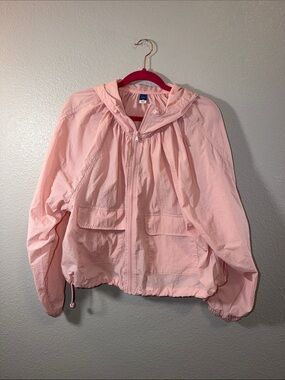 Women’s Lightweight Hooded Windbreaker Jacket - Pink